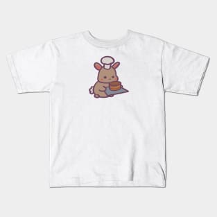 Bunny Rabbit Made Some Cake Kids T-Shirt